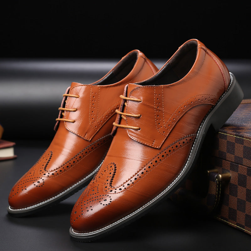 Kingston Leather Brogue Dress Shoes