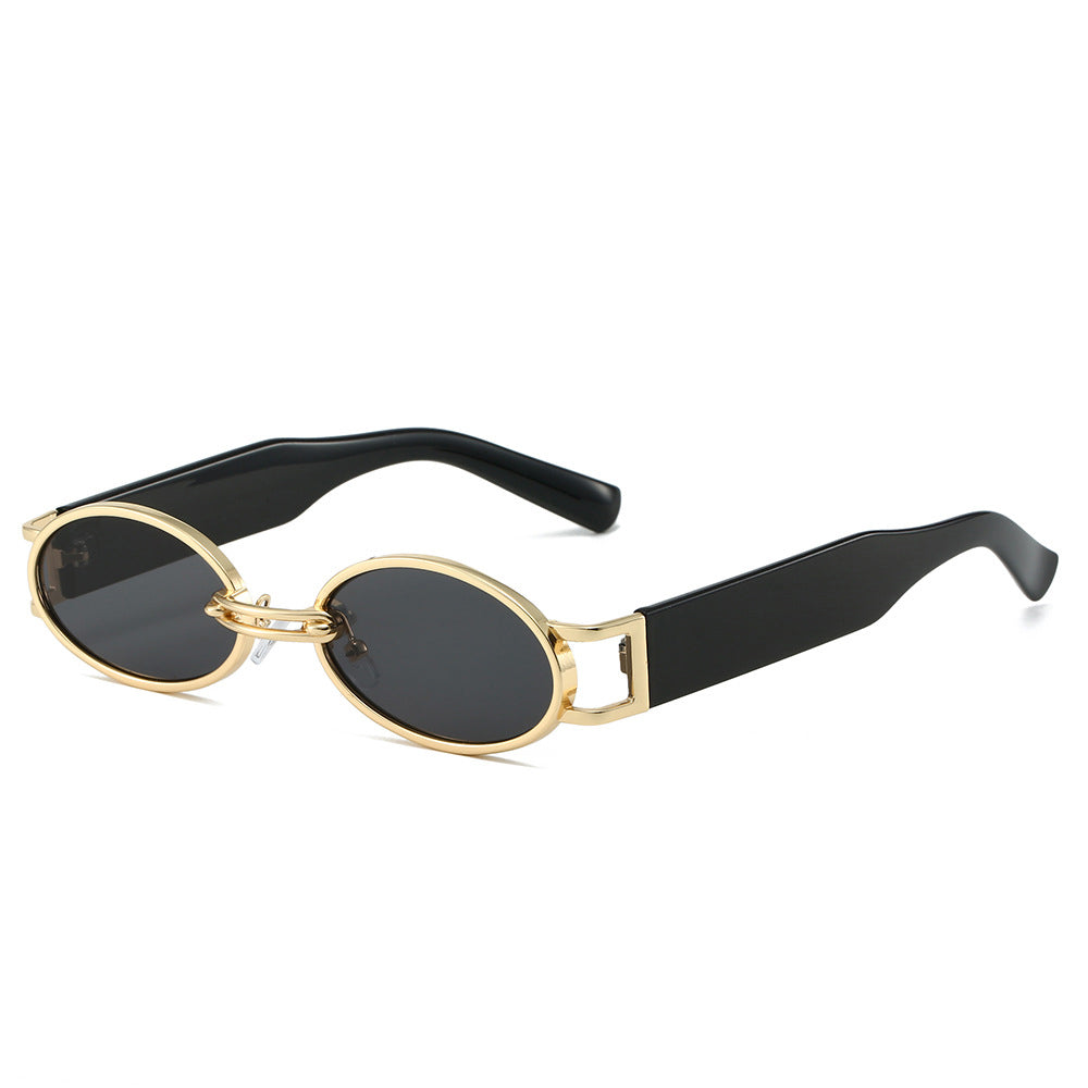 Golden Aura Retro Sunglasses