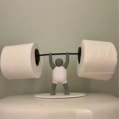 Weightlifter Toilet Paper Holder