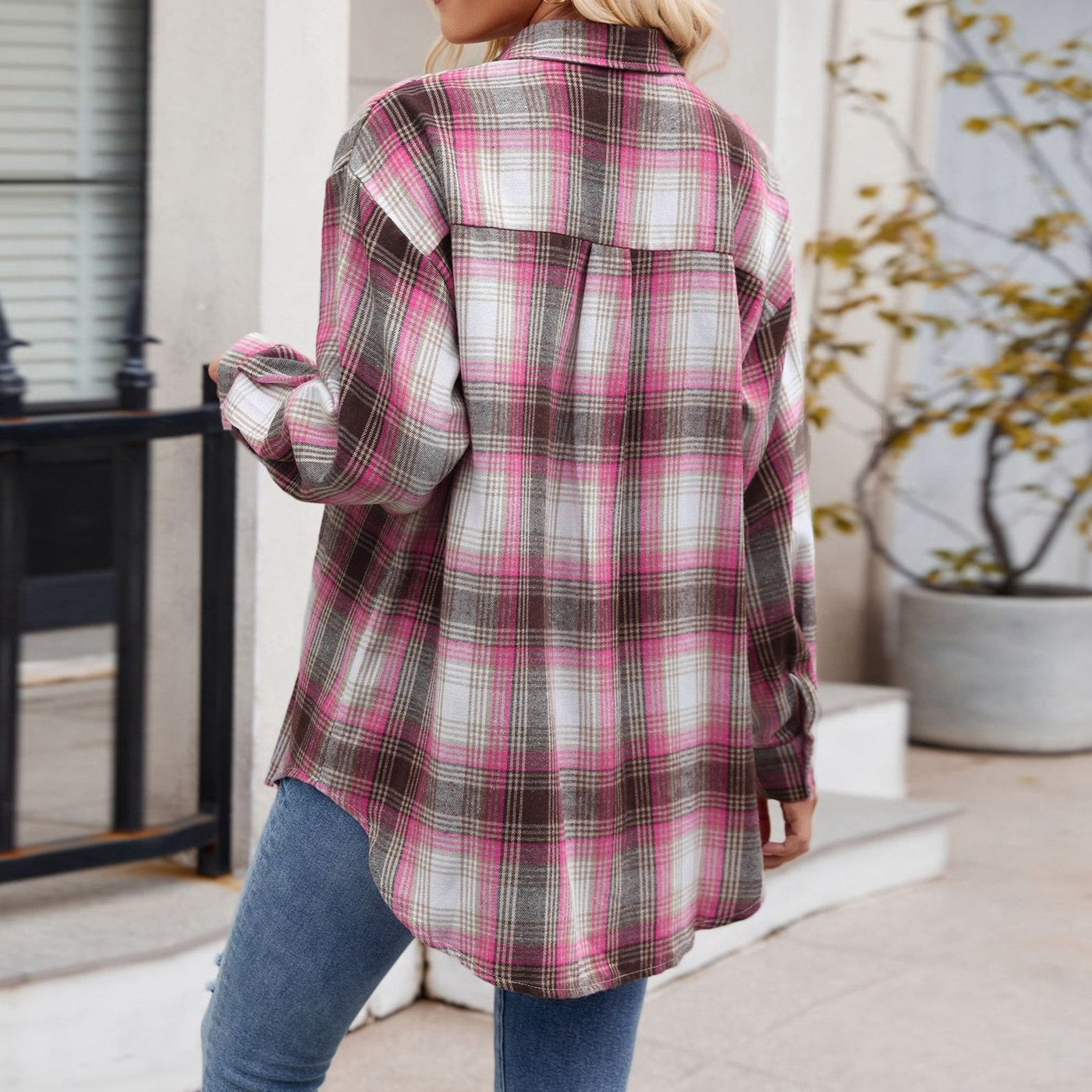 Sicilia Plaid Flannel Shirt